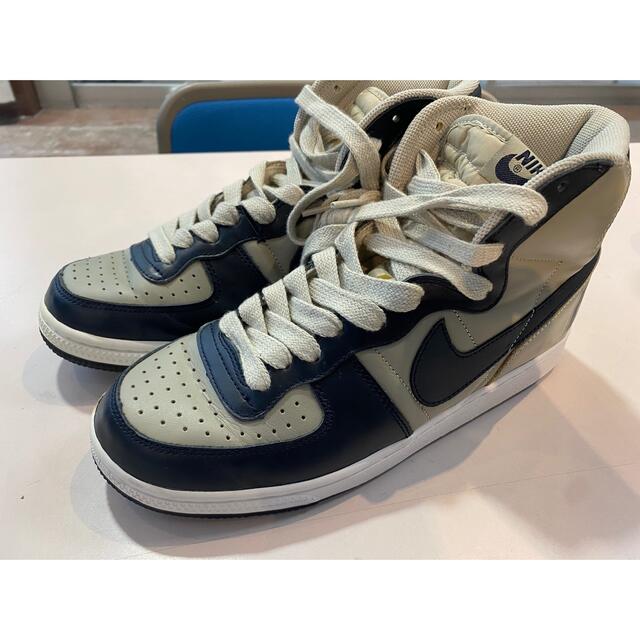 2004 NIKE TERMINATOR HI 灰×紺 US9 美品