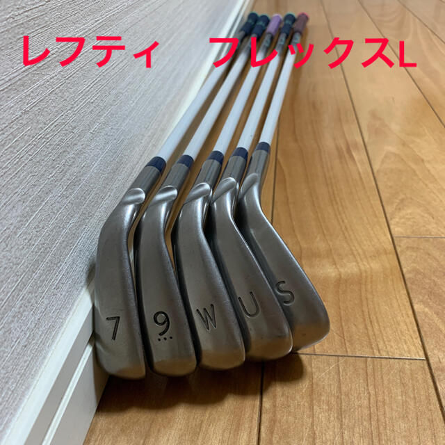 PING レフティ　レディース　アイアン5本セット