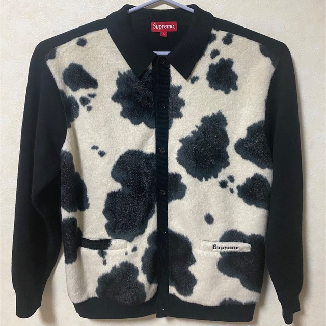 Supreme(シュプリーム)のSupreme Cow Print Cardigan "Black" メンズのトップス(カーディガン)の商品写真