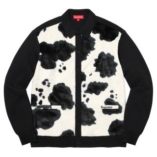 シュプリーム(Supreme)のSupreme Cow Print Cardigan "Black"(カーディガン)