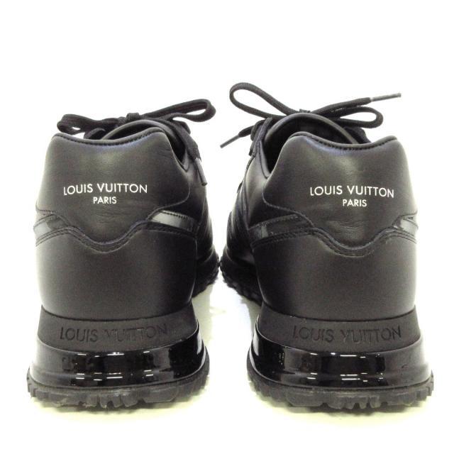 LOUIS VUITTON ルイヴィトン スニーカー 黒 4103425F0092 ルイヴィトン スニーカー 9 メンズ美品 黒