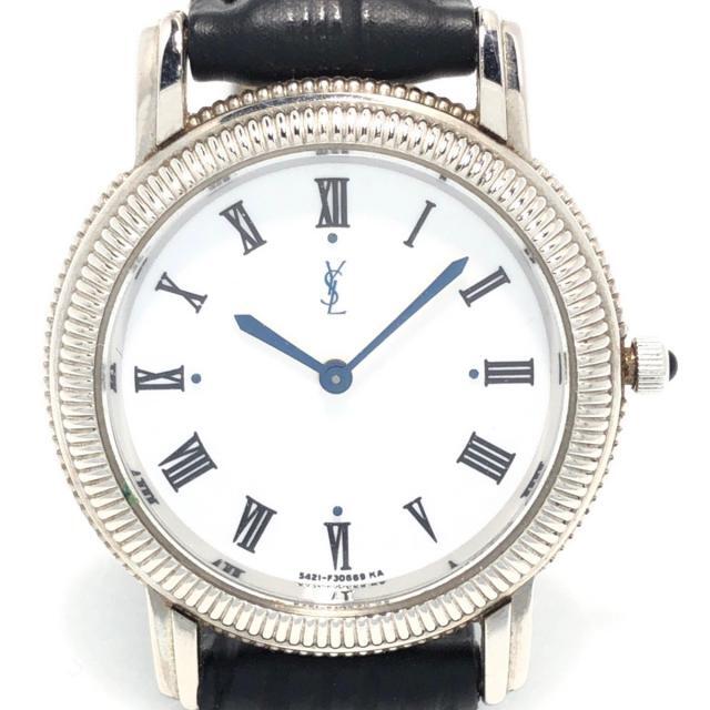 サンローラン 腕時計美品  - レディース 白