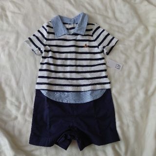 ベビーギャップ(babyGAP)の【匿名配送】★新品★baby GAP 半袖カバーオール　70(カバーオール)