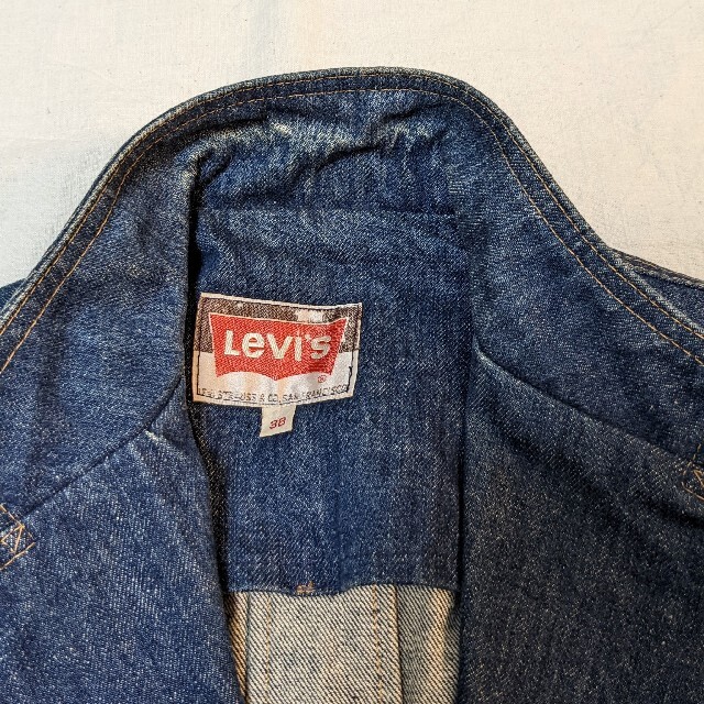 美USED】70sヴィンテージリーバイスLEVISデニムテーラード 美USED】70sヴィンテージリーバイスLEVISデニムテーラード