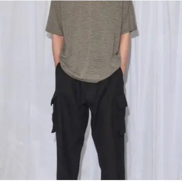 COMOLI(コモリ)のcomoli 22ss ウール天竺 Tシャツ ボーダー メンズのトップス(Tシャツ/カットソー(半袖/袖なし))の商品写真