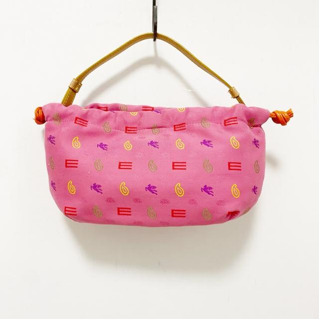 ETRO(エトロ)のエトロ ハンドバッグ - ピンク×マルチ レディースのバッグ(ハンドバッグ)の商品写真