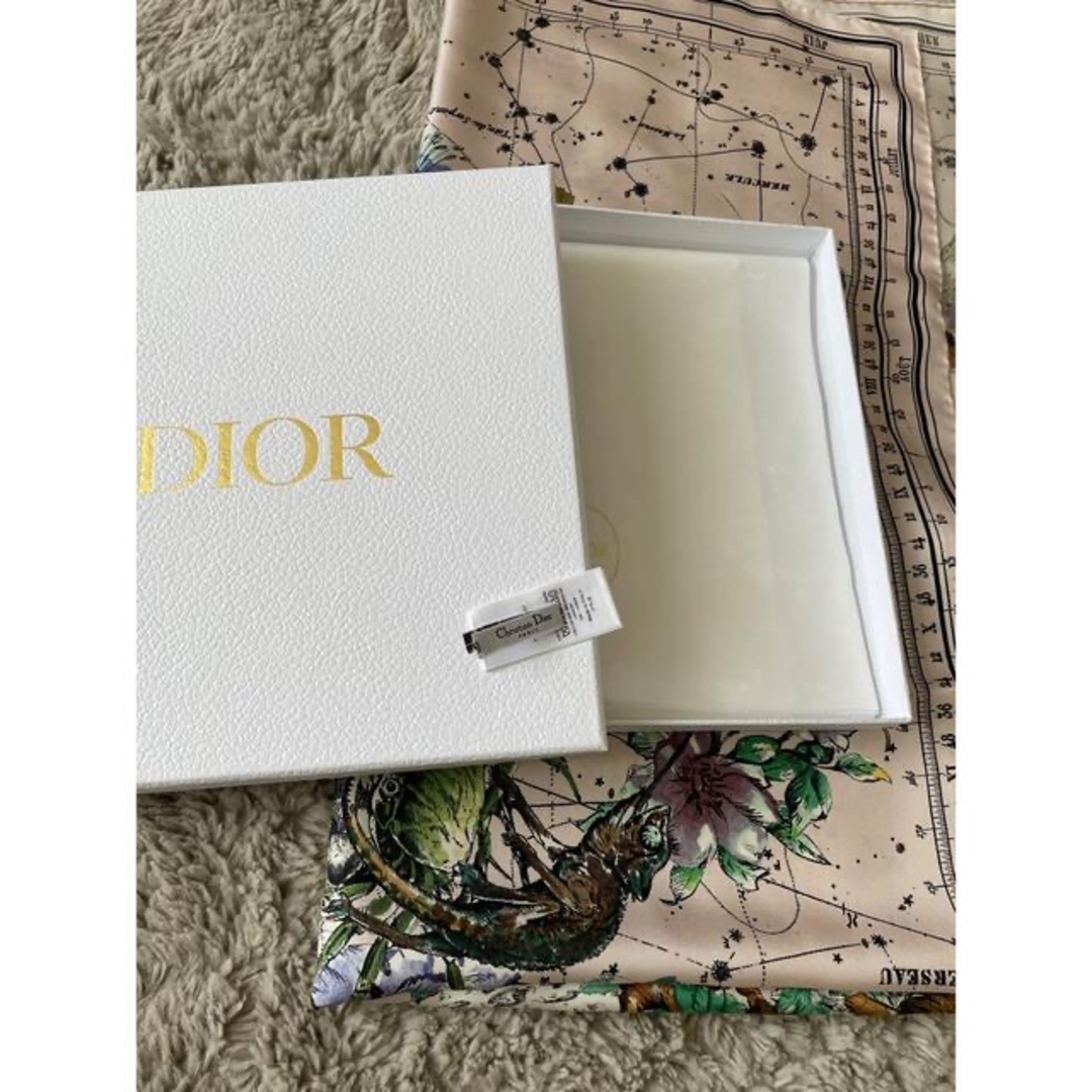 Dior ❣️最新未使用大判シルクスカーフ❣️ピンクカワイイラブリー