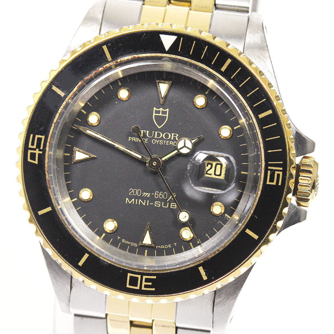 ★箱付き【TUDOR】チュードル ミニサブ プリンスオイスターデイト Cal.2671 デイト 73091 自動巻き ボーイズ_697464【ev20】