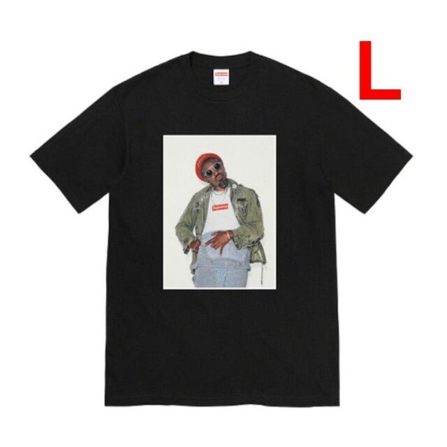 【オマケ付】Supreme André 3000 Tee 黒 Lサイズ