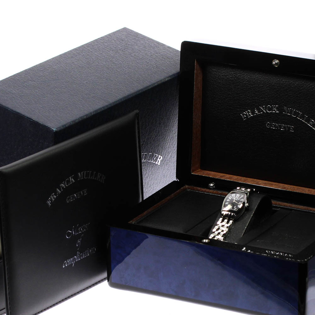 ☆良品★箱・保証書付き【FRANCK MULLER】フランクミュラー トノーカーベックス 2502QZ クォーツ レディース_701982【ev20】