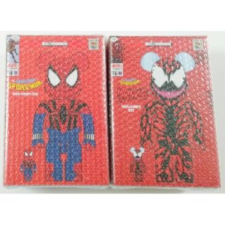 新規未開封 ベアブリック スパイダーマン&カーネイジ 2体セットの通販
