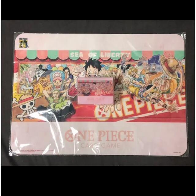 one pieceワンピースカードゲーム 25周年プレイマット デッキケース one pieceワンピースカードゲーム 25周年プレイマット デッキケース