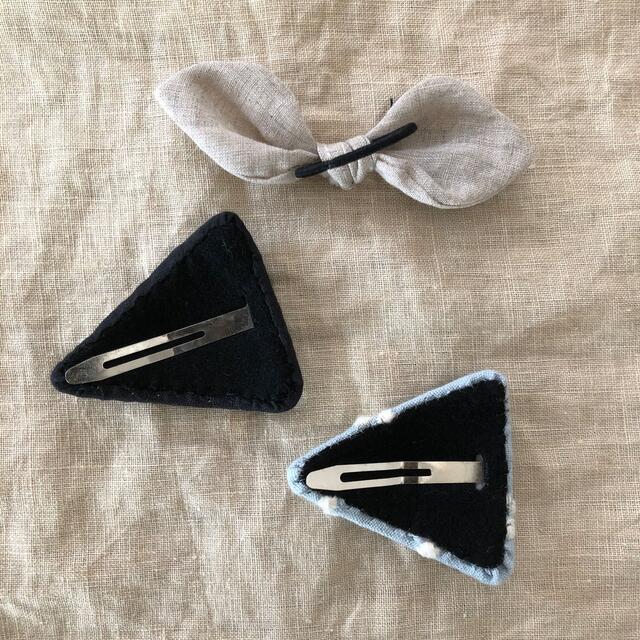 ミナペルホネン リバティ ハンドメイド ヘアクリップ パッチンピン 蝶