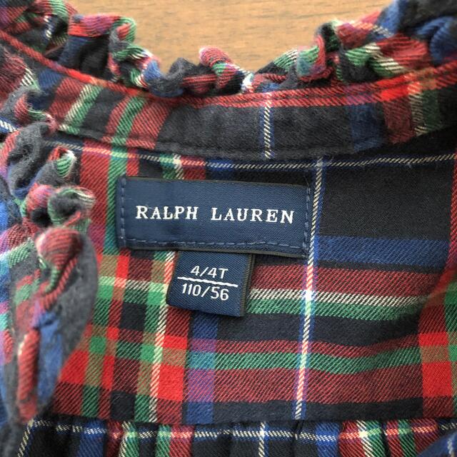 Ralph Lauren(ラルフローレン)のラルフローレン キッズ ワンピース 110 キッズ/ベビー/マタニティのキッズ服女の子用(90cm~)(ワンピース)の商品写真