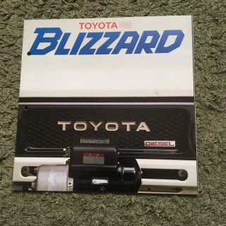 トヨタ(トヨタ)のTOYOTA ブリザード　1980年　カタログ(カタログ/マニュアル)