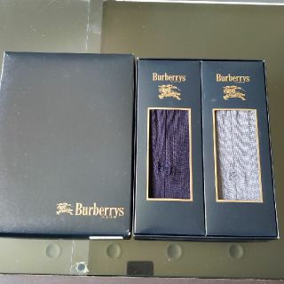 バーバリー(BURBERRY)のBURBERRY　メンズソックス　二足 25㎝　未使用品(ソックス)