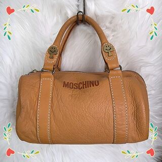 モスキーノ(MOSCHINO)の専用モスキーノMOSCHINO ミニボストンバック オレンジ系 かわいい レザー(ボストンバッグ)