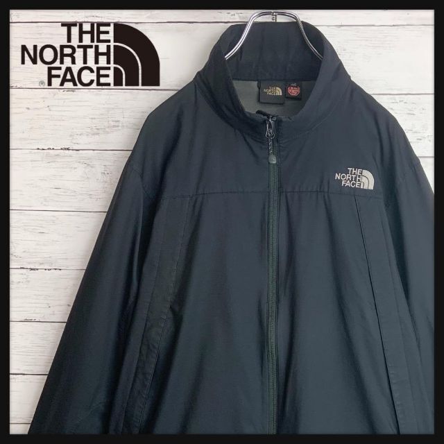 THE NORTH FACE - 【定番デザイン】ノースフェイス ウインドストッパー ナイロンジャケット ロゴ刺繍の通販 by used