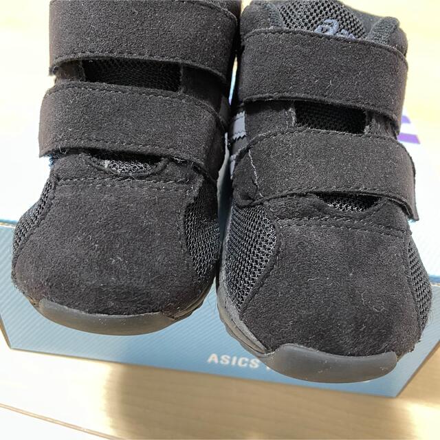 asics(アシックス)のasics スクスク　コンフィ　BABY MS FW 14.0 黒×グレー キッズ/ベビー/マタニティのベビー靴/シューズ(~14cm)(スニーカー)の商品写真