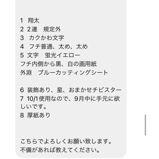 【9/27発送期限】(応援レビュig)(名✖️2連厚紙装飾あり)こぴ様専用ページ エンタメ/ホビーのタレントグッズ(アイドルグッズ)の商品写真