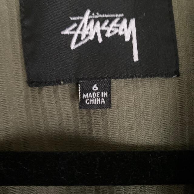 STUSSY(ステューシー)のSTUSSY カーキ色　半袖ツナギ レディースのパンツ(オールインワン)の商品写真