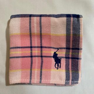 ポロラルフローレン(POLO RALPH LAUREN)のラルフローレン　ガーゼタオルハンカチ　未使用品　ポニー刺繍　#2193(ハンカチ/ポケットチーフ)