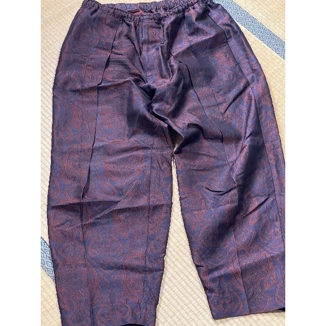 TOGA VIRILIS Paisley jacquard easy pants