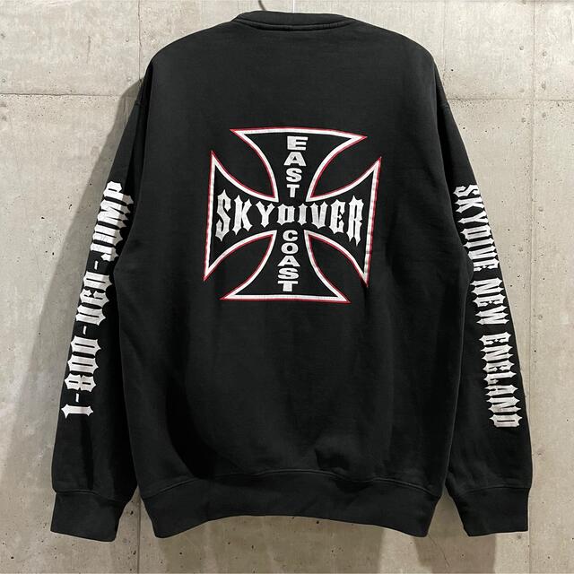 トップスEAST COAST SKYOLIVER プルオーバー スウェット ブラック