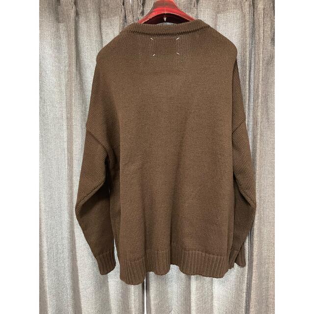 WTAPS 21AW PALMER / SWEATER / POLY BROWN