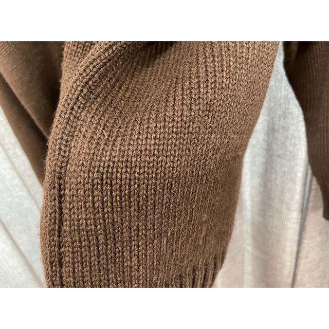 WTAPS 21AW PALMER / SWEATER / POLY BROWN