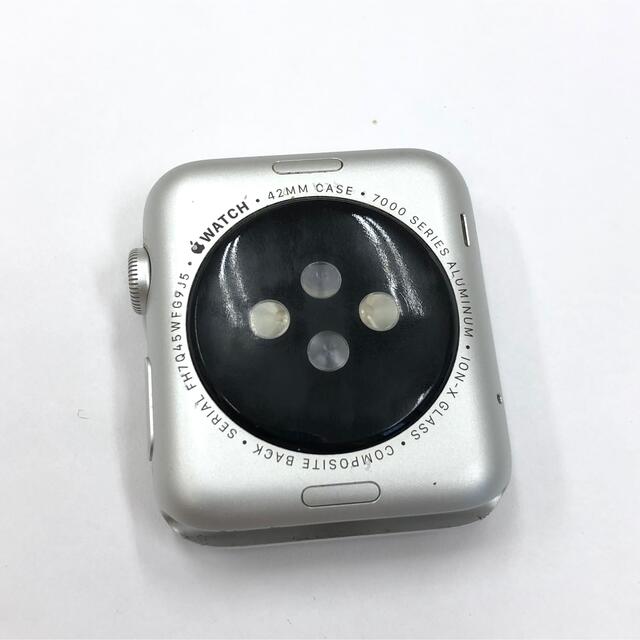 Apple Watch(アップルウォッチ)のアップルウォッチ SPORT 42mm Apple Watch silver メンズの時計(腕時計(デジタル))の商品写真