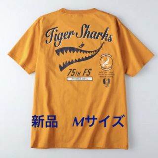 アヴィレックス(AVIREX)のAVIREX バックシャークプリントTシャツ　Mサイズ　正規品　新品タグ付(Tシャツ/カットソー(半袖/袖なし))