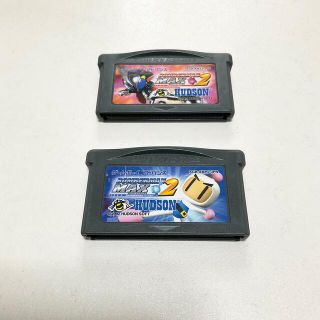 ゲームボーイアドバンス(ゲームボーイアドバンス)のGBA ボンバーマンMAX2 / ボンバーマン ＋ マックス【2個セット】(携帯用ゲームソフト)