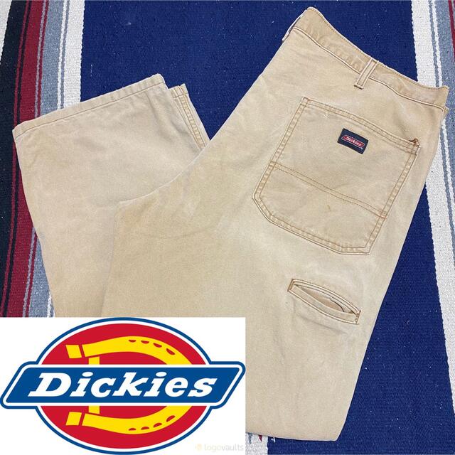 Dickies(ディッキーズ)の90s 古着 ディッキーズ メキシコ製 ロゴタグ バギーパンツ ペインターパンツ メンズのパンツ(ペインターパンツ)の商品写真