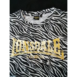 ロンズデール(LONSDALE)のLONSDALE 刺繍 半袖Tシャツ ビッグロゴ Mサイズ(Tシャツ/カットソー(半袖/袖なし))