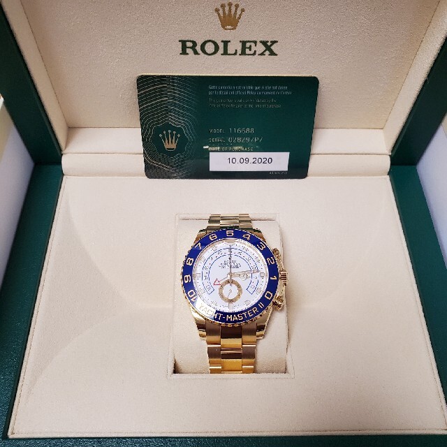 注目ブランドのギフト ROLEX - ロレックス ヨットマスター ヨットマスター2 デイトナ 金無垢 k18 K18 腕時計(アナログ)