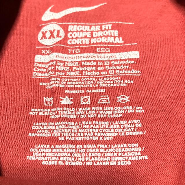 NIKE(ナイキ)のNIKE  刺繍ロゴ  古着  Tシャツ  USA  XXL メンズのトップス(Tシャツ/カットソー(半袖/袖なし))の商品写真