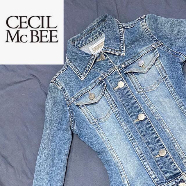 CECIL McBEE(セシルマクビー)のCECIL McBEE d.i.a. GRL リエンダ ギャル デニムジャケット レディースのジャケット/アウター(Gジャン/デニムジャケット)の商品写真