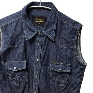 ラングラー(Wrangler)の【希少】ヴィンテージ ラングラー Wrangler デニム ベスト XL 古着(ベスト)