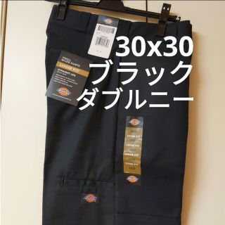 ディッキーズ(Dickies)の新品 30x30 BK ダブルニー ワークパンツ ディッキーズ ブラック(ワークパンツ/カーゴパンツ)