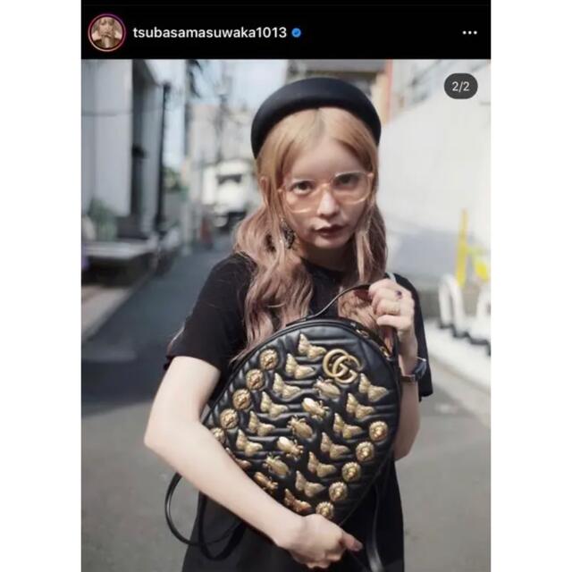 Gucci - 入手困難!) Gucci グッチ バックパック リュック レザー 虫