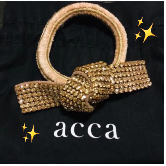 直販純正品 美品acca リボン ヘアゴム ドレスポニー - www