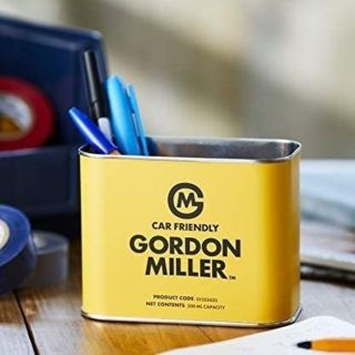 【非売品】GORDON MILLER スチール缶 スクエア 500ml イエロー(小物入れ)