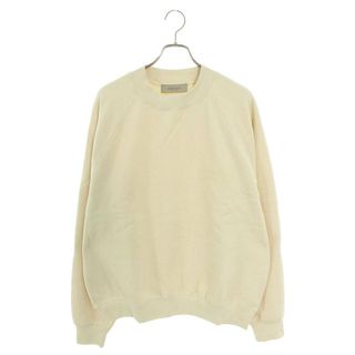 フィアオブゴッド(FEAR OF GOD)のフォグ ESSENTIALS Crewneck EGG SHELL フロントロゴクルーネックスウェット メンズ S(スウェット)