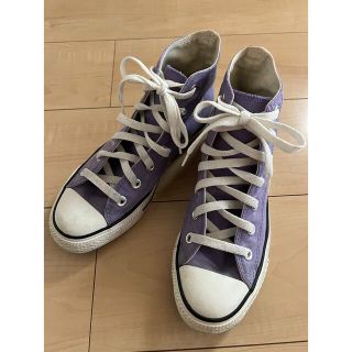 コンバース(CONVERSE)のコンバース　紫　24cm(スニーカー)