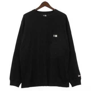 ニューエラー(NEW ERA)のニューエラ Tシャツ カットソー 長袖 ロゴ ブラック XL トップス(Tシャツ/カットソー(七分/長袖))