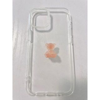 クマさんグミのスマホケース/桃色(iPhoneケース)