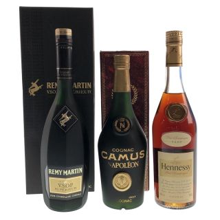 3本 REMY MARTIN CAMUS Hennessy コニャックの通販 by バイセル ラクマ ...