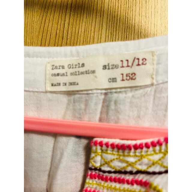 ZARA(ザラ)のZARA kids 刺繍チュニック レディースのトップス(シャツ/ブラウス(半袖/袖なし))の商品写真