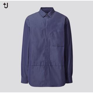 ユニクロ(UNIQLO)のUNIQLO +J  スーピマコットンオーバーサイズシャツ　S(シャツ)